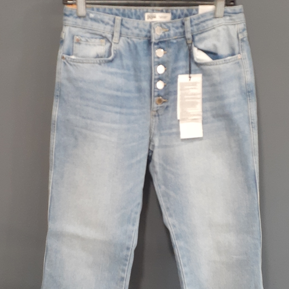 Nwt Zara highrise 11" blue jeans size 4